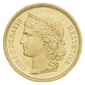 20 Francs "Confédération" - R°