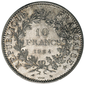 10 Francs "Hercule" - R°