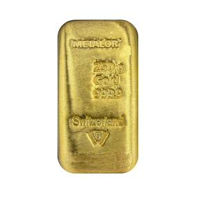 Lingot Or 250 Grammes - "METALOR"