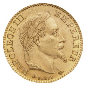 10 Francs "Napoléon Tête Laurée" - R°
