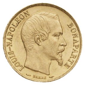 20 Francs Napoléon Tête Non Laurée R°
